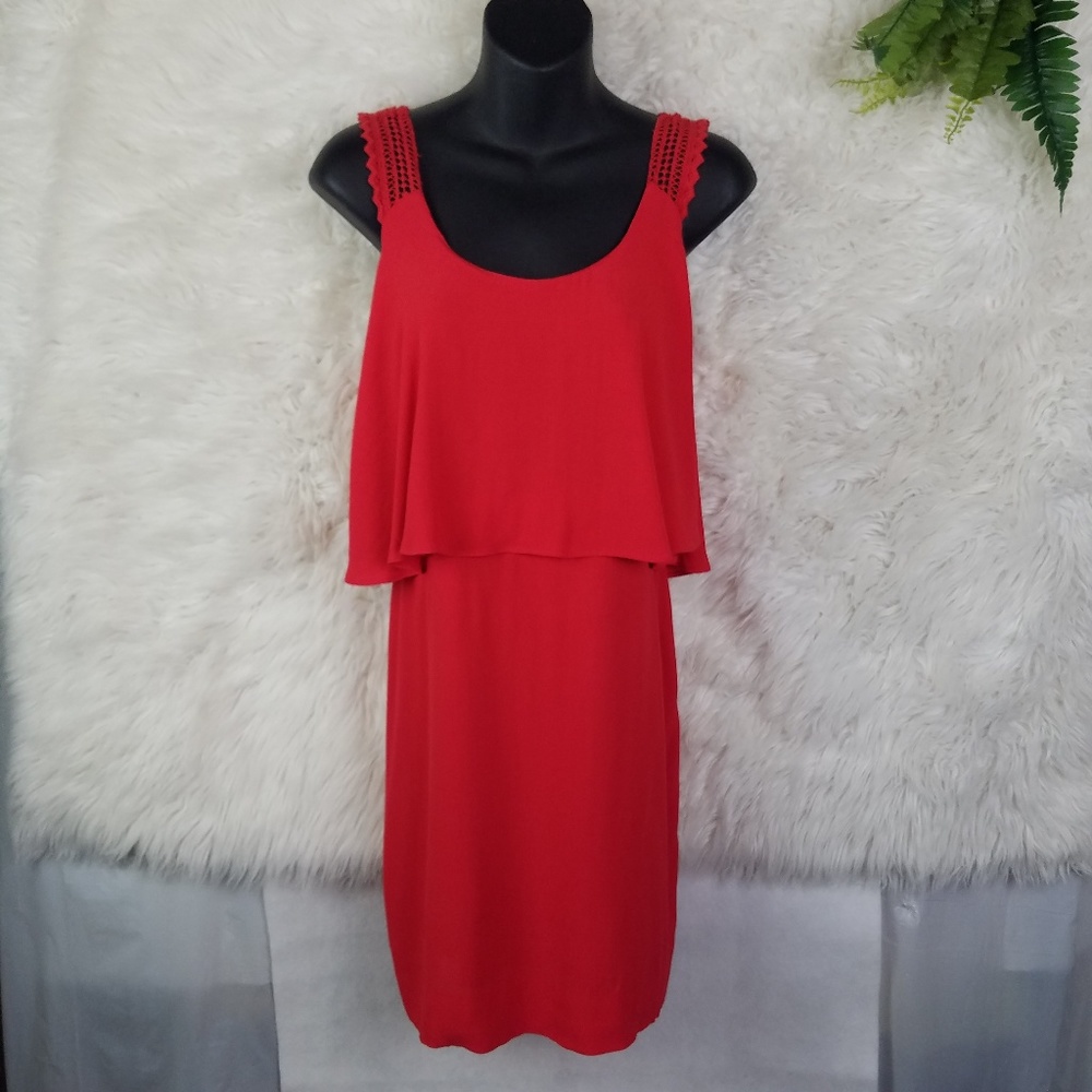 Anthropologie Maeve Tisana Crochet Strap Dress